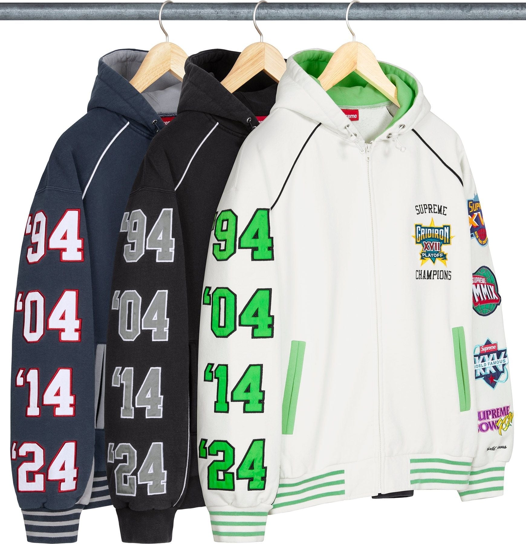 Playoffs Zip Up Hooded Sweatshirt view 8
